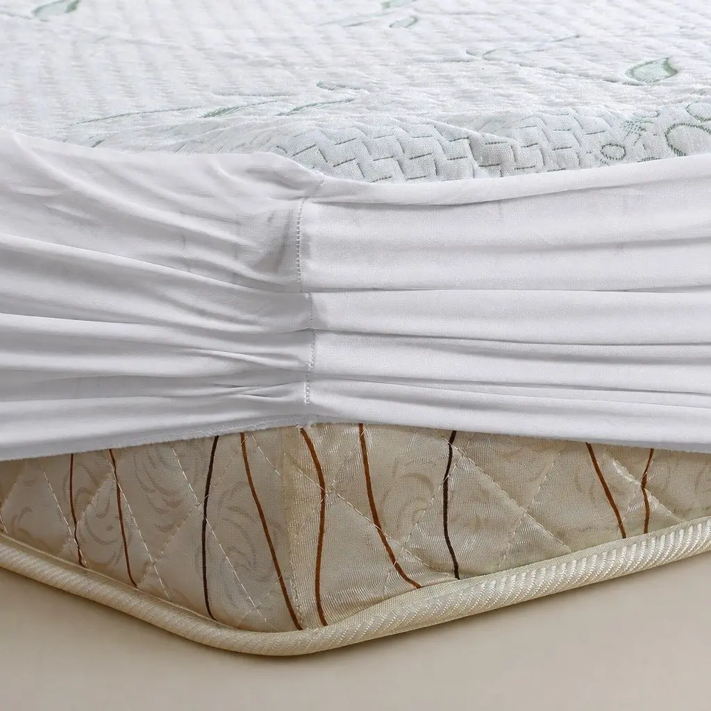 King Single Fitted Mattress Protector Waterproof Breathable Dust Mite Allergen 35cm or 40cm Depth