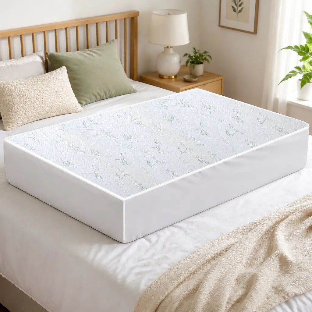 Super King Fitted Mattress Protector Waterproof Breathable Dust Mite Allergen 35cm or 40cm Depth