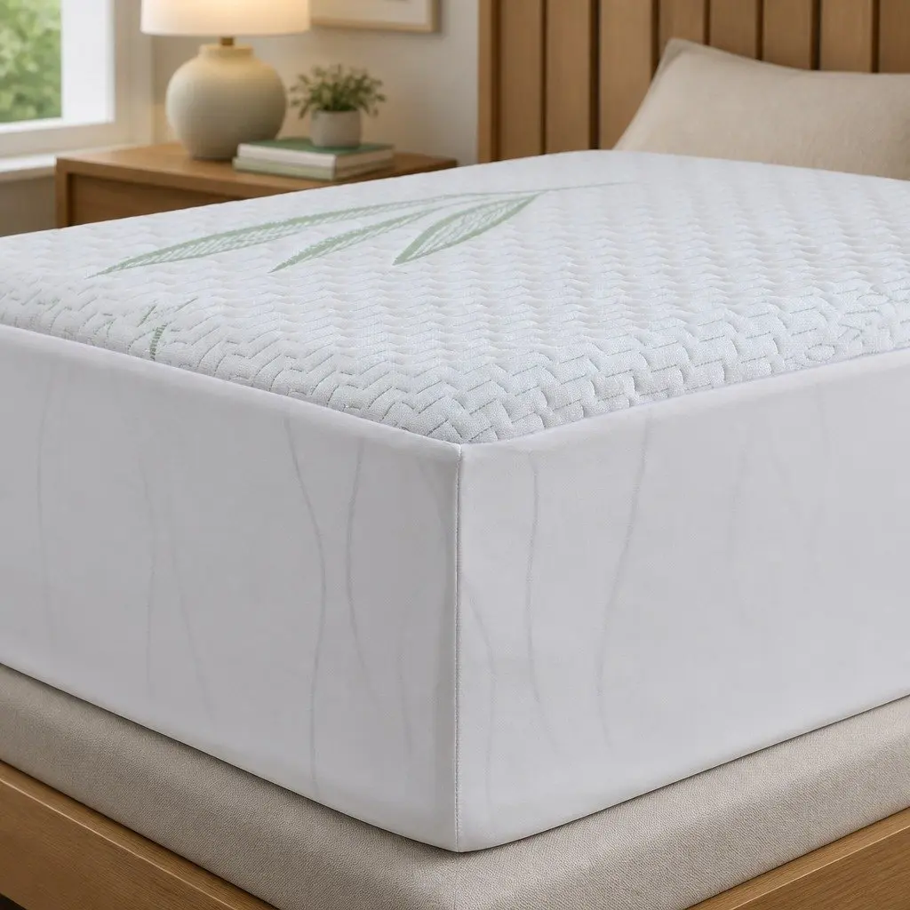 Super King Fitted Mattress Protector Waterproof Breathable Dust Mite Allergen 35cm or 40cm Depth