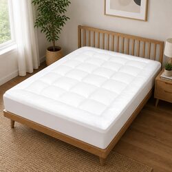 Experience Comfort with Our 5cm Pillowtop Mattress Topper