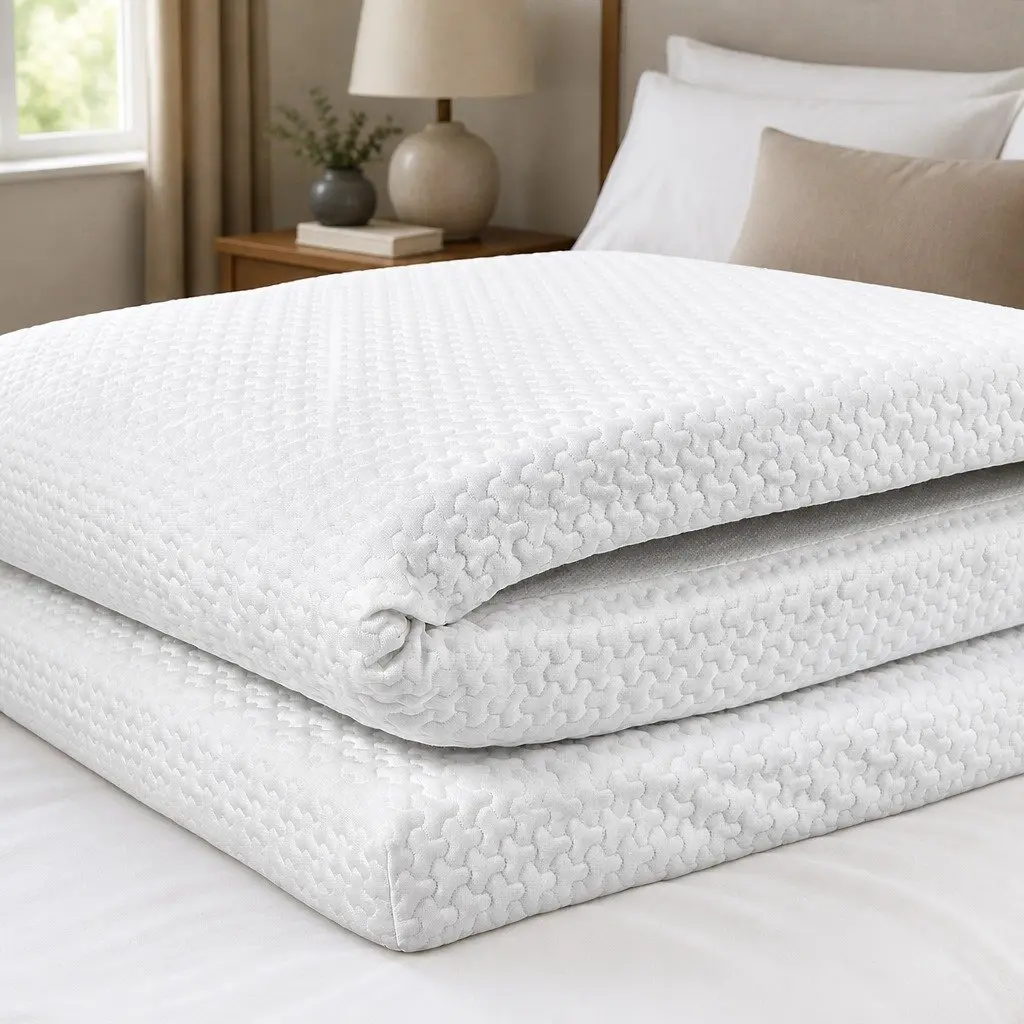 Gel Memory Foam Mattress Topper 8CM Cool Comfort Ergonomic Support Double Bed