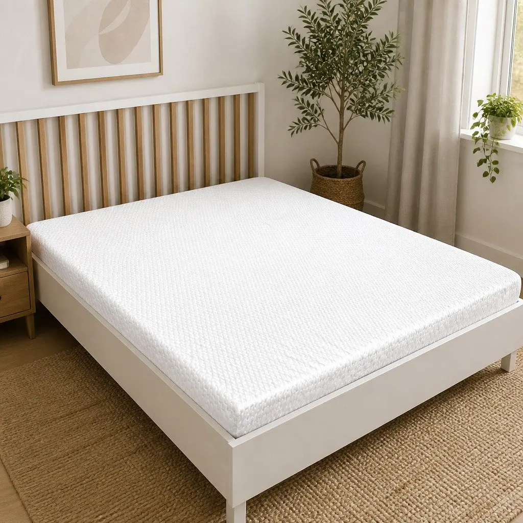 Gel Memory Foam Mattress Topper 8CM Cool Comfort Ergonomic Support Double Bed