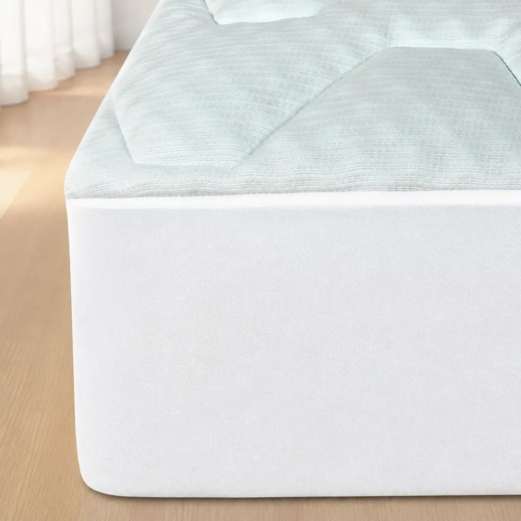 Double Mattress Topper Memory Foam 3cm Thick Cooling Bamboo Cover