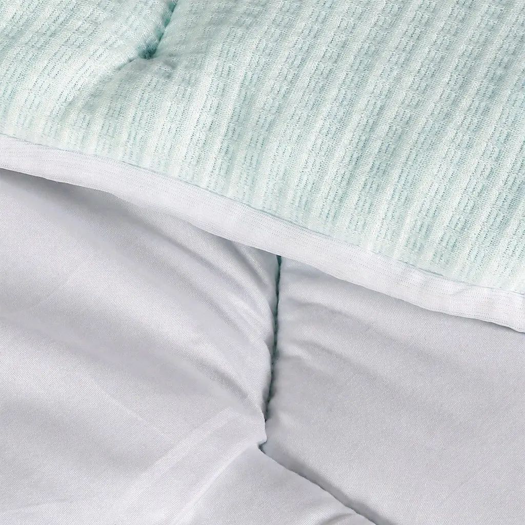 King Mattress Topper Memory Foam Bamboo Cover Cooling Pressure Relief 203cm x 183cm x 3cm