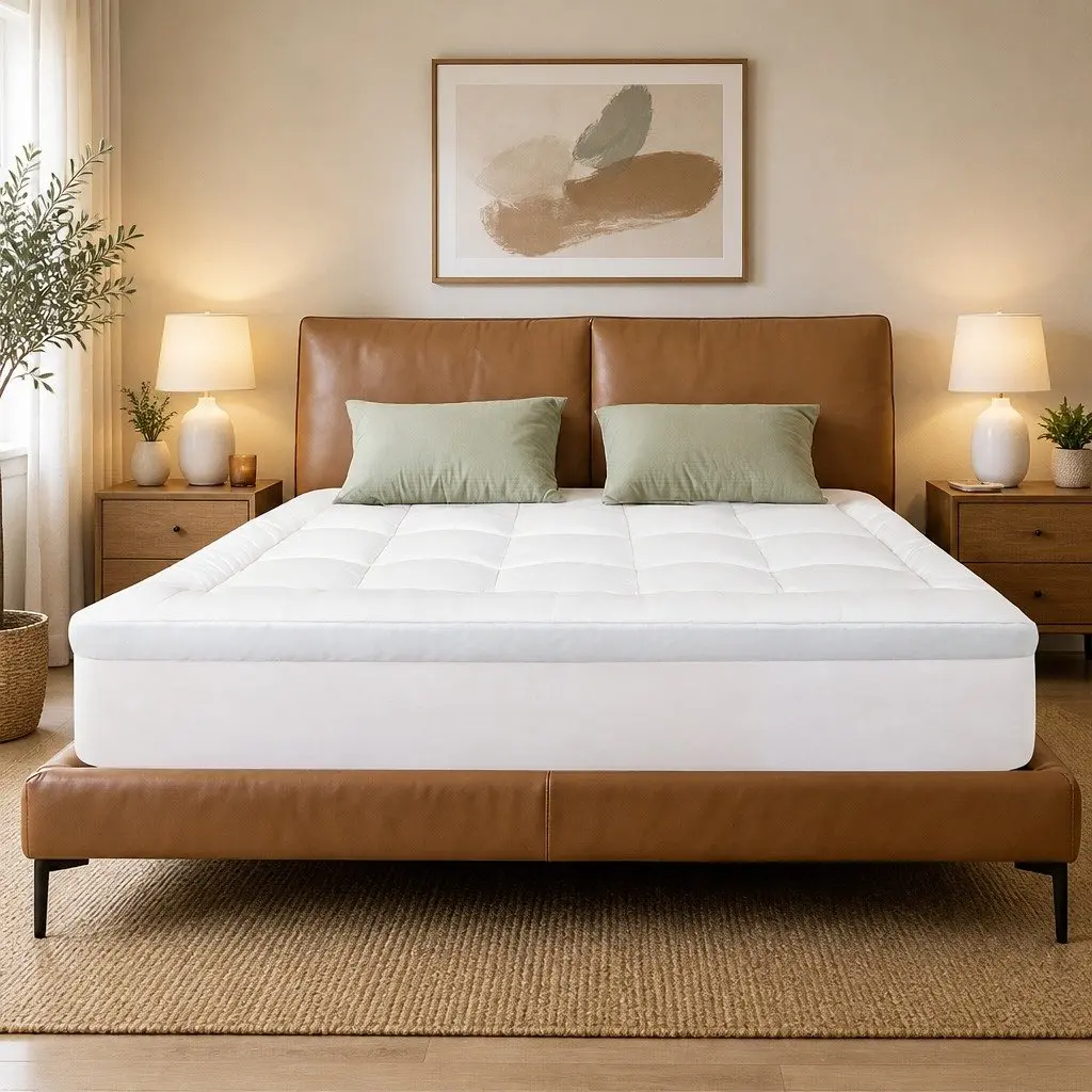 Gel Memory Foam Mattress Topper 8cm Double Size Cooling Pressure Relief