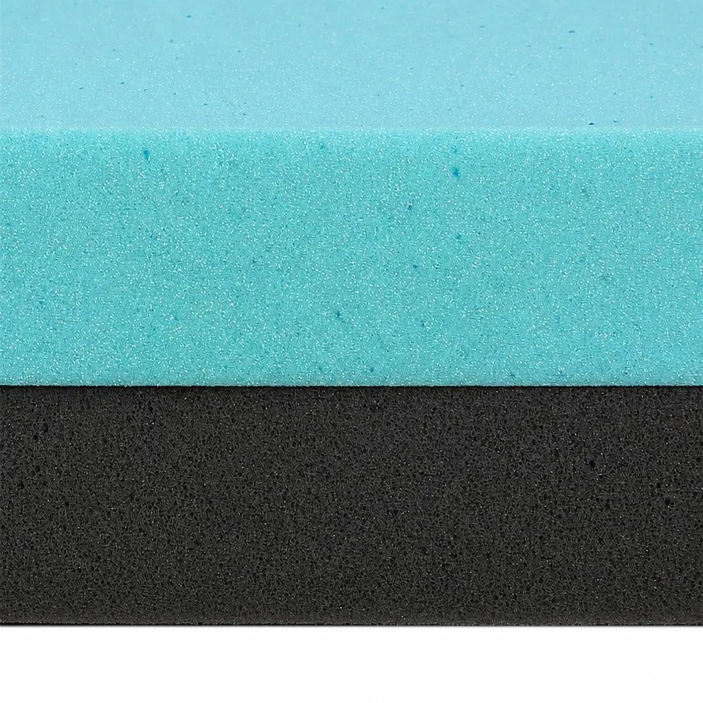 Memory Foam Mattress Topper Dual-Layer 10cm Gel Cooling Pressure Relief