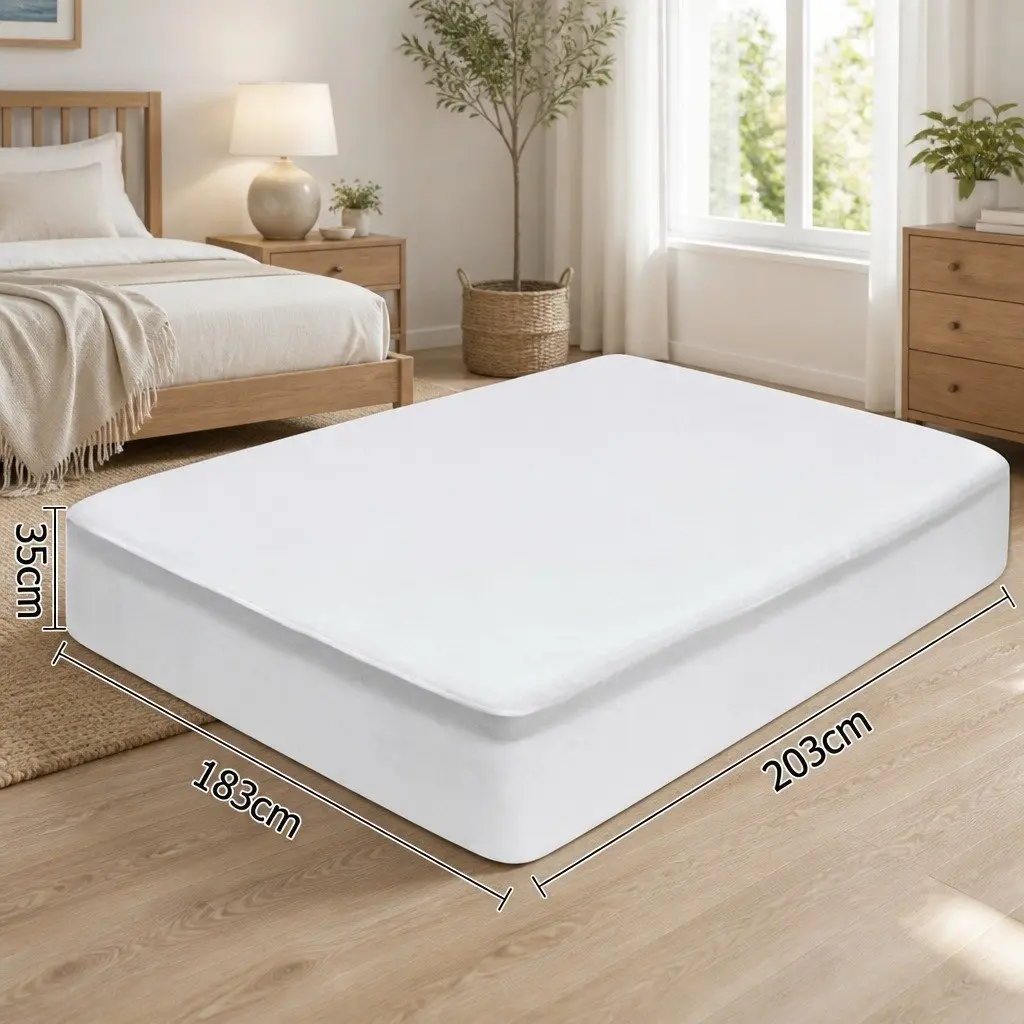Waterproof Mattress Protector Bamboo Fabric King Size