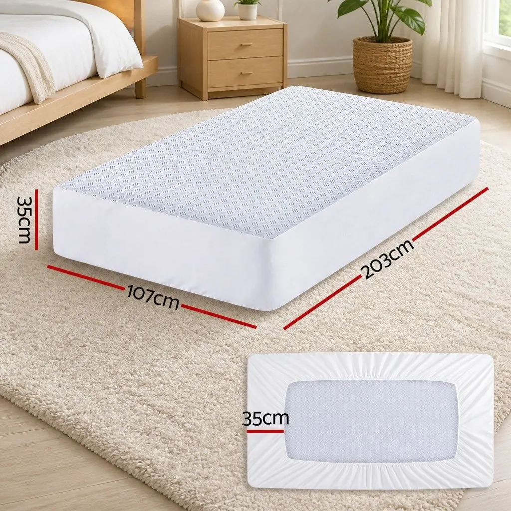 King Single Cooling Mattress Protector