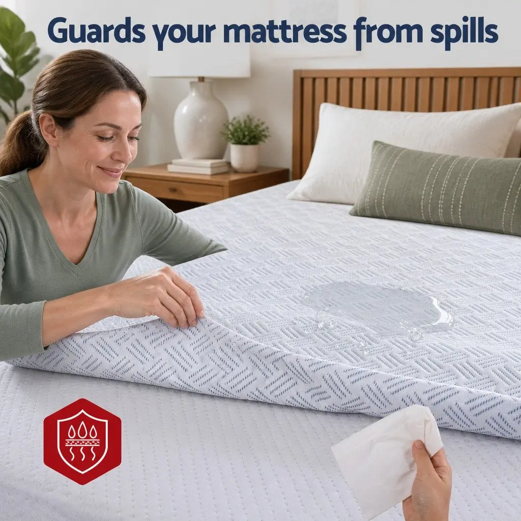 King Single Cooling Mattress Protector