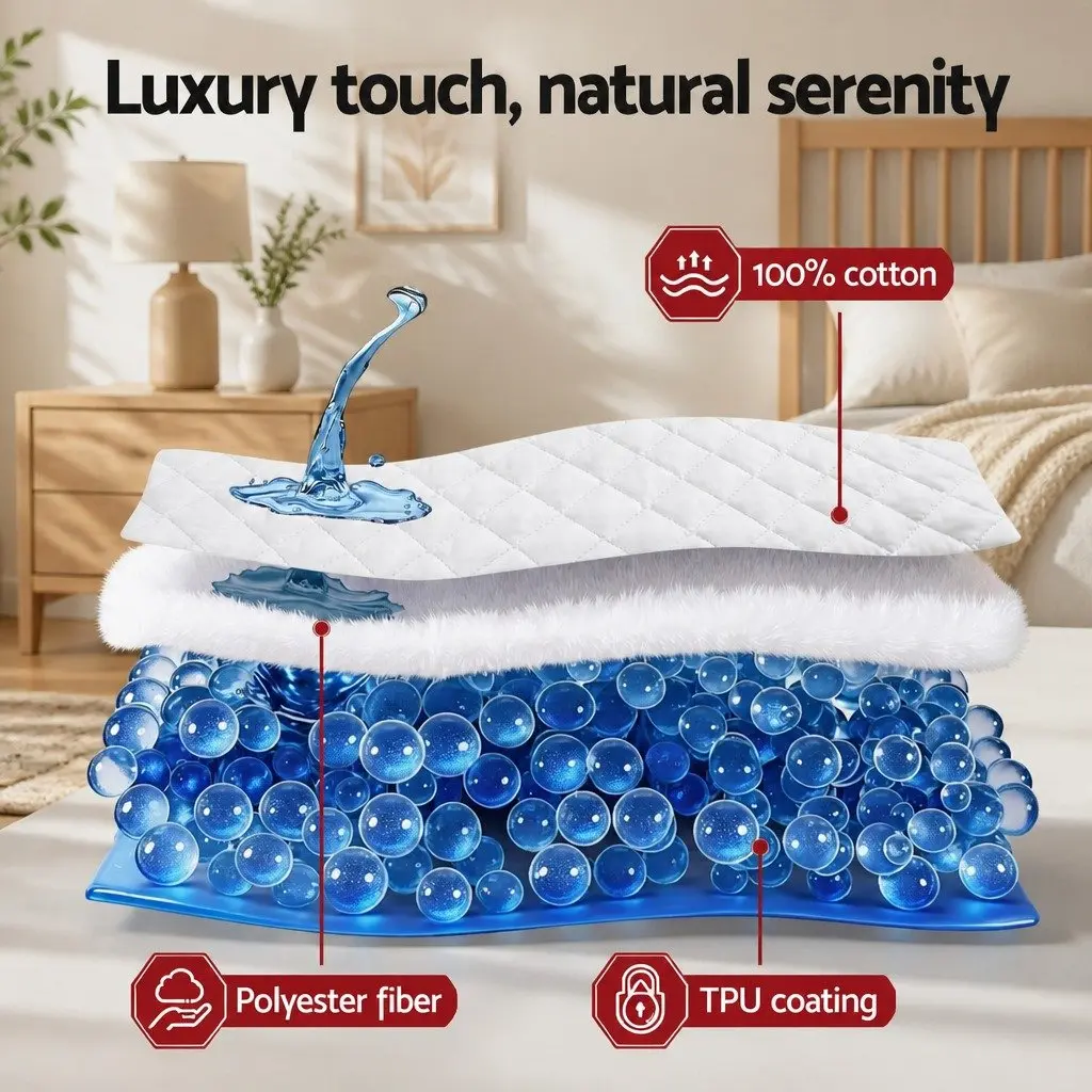 Single Size Waterproof Mattress Protector