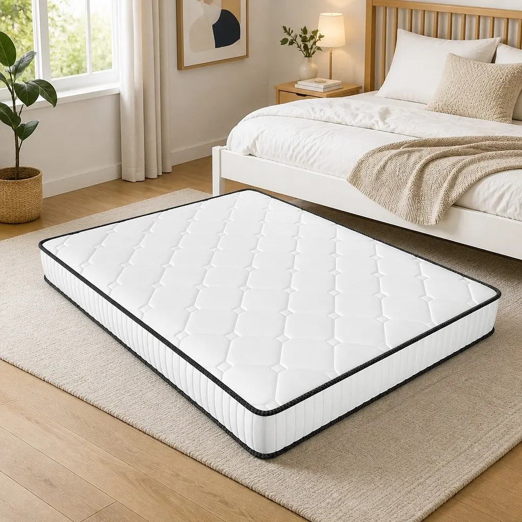 Spring Mattress Double Bed Pocket Tight Support Foam Comfort Sleep 188x138cm