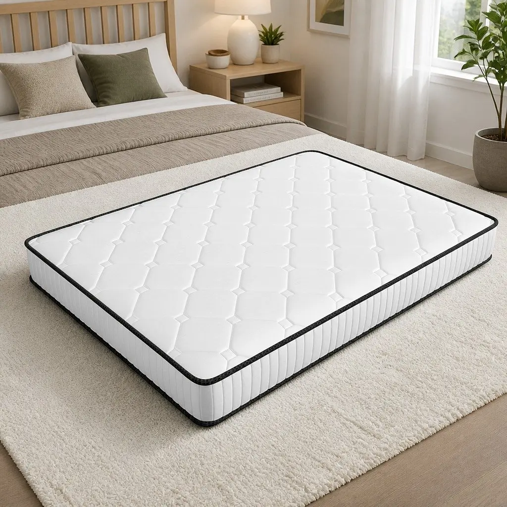 Queen Spring Mattress Pocket Tight Support Comfort 203x153cm