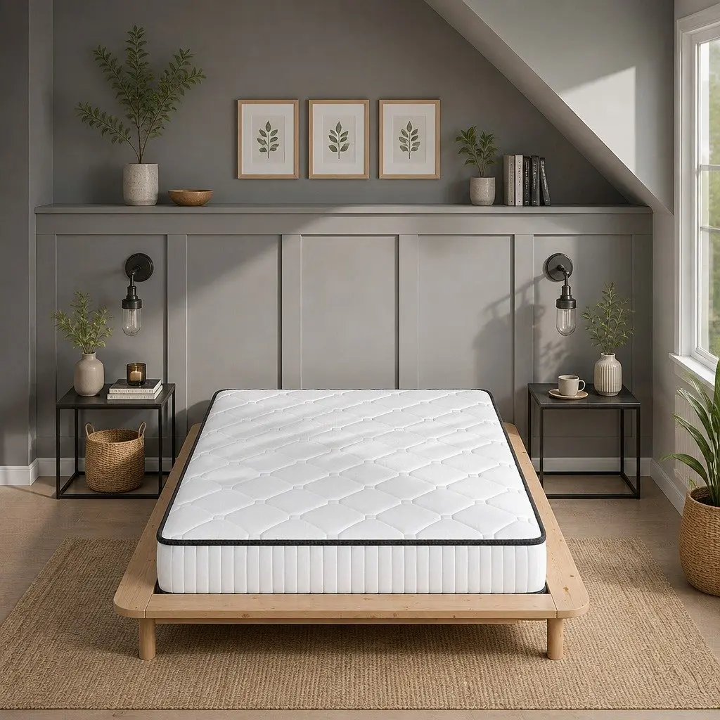 Queen Spring Mattress Pocket Tight Support Comfort 203x153cm