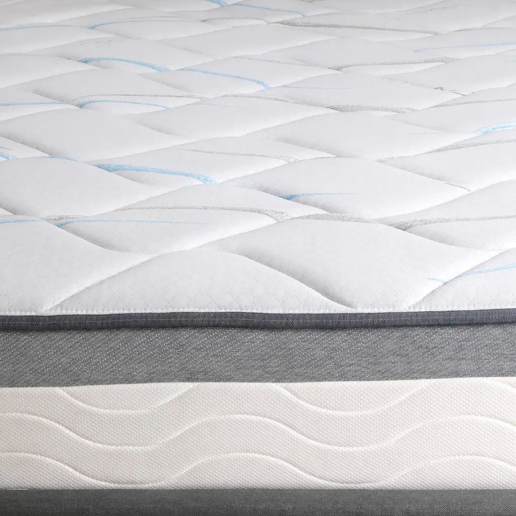 Double Pocket Spring Mattress 25cm Thick Medium Firm Bed Support Independent