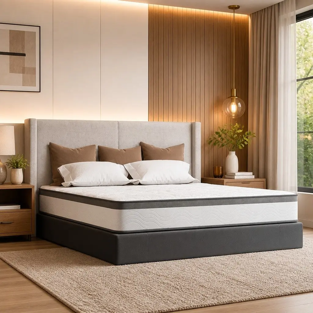 Single Pocket Coil Mattress Medium Firm 25cm Thick