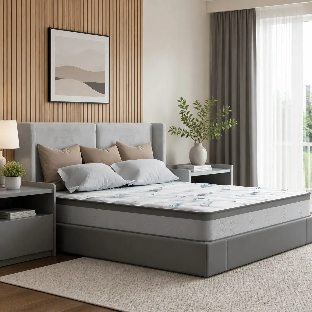 Single Pocket Coil Mattress Medium Firm 25cm Thick