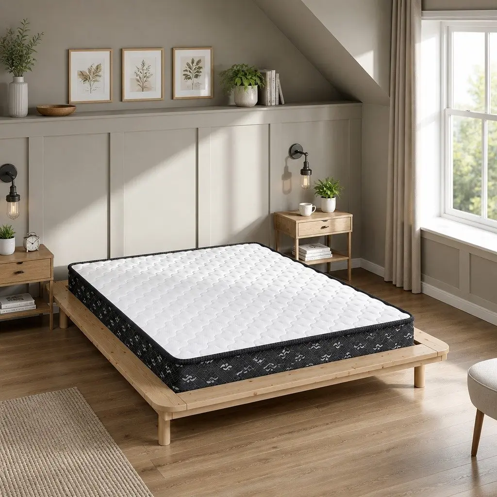 Single Spring Mattress Bonnell Coil 16cm Thick Medium Soft Support