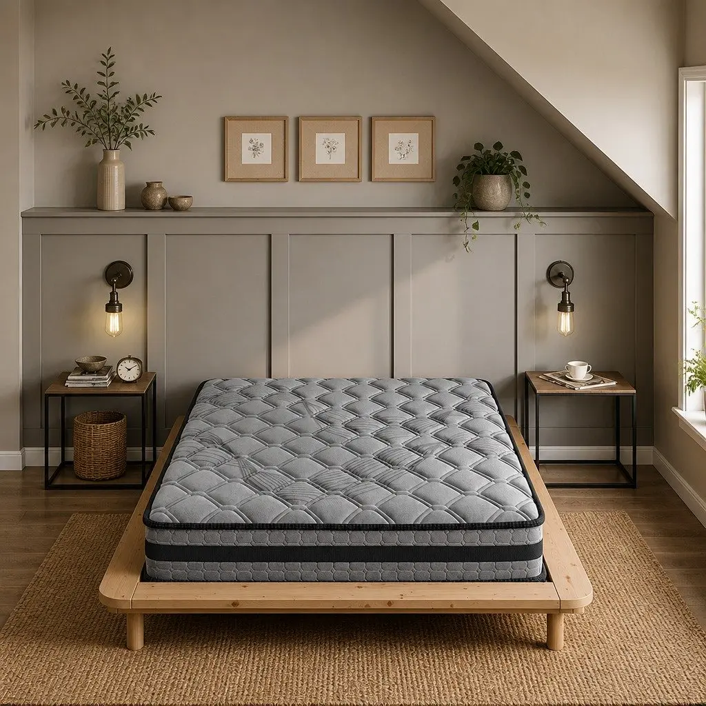 King Mattress Pocket Spring 5-Zone Medium Firm 203cm x 183cm Sleep Support Comfort