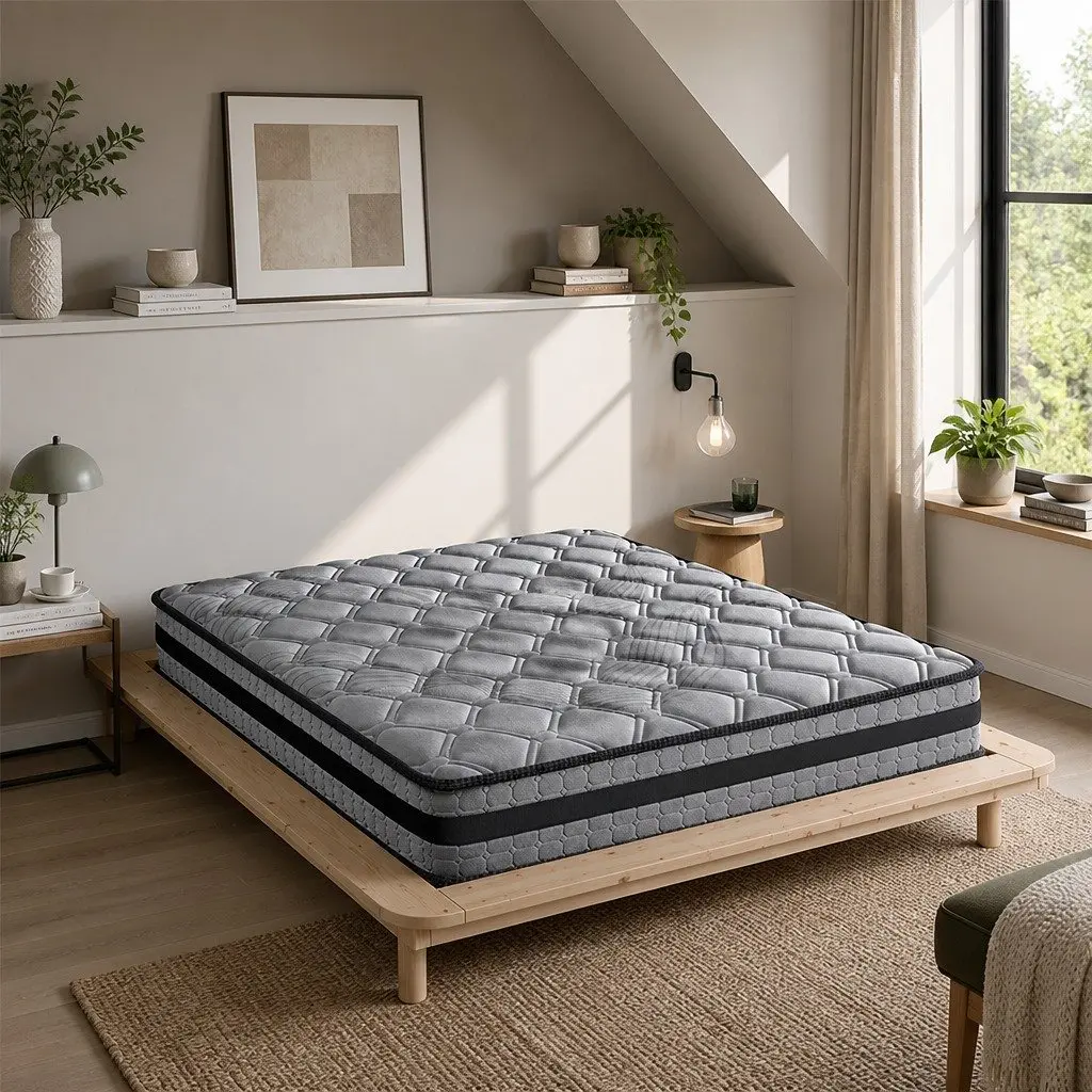 King Mattress Pocket Spring 5-Zone Medium Firm 203cm x 183cm Sleep Support Comfort