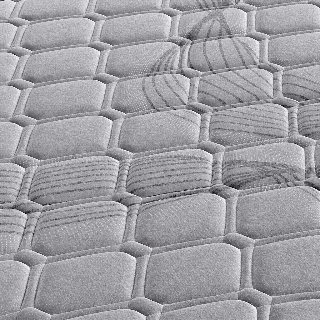 Queen Pocket Coil Mattress Medium Firm Support Breathable 22cm