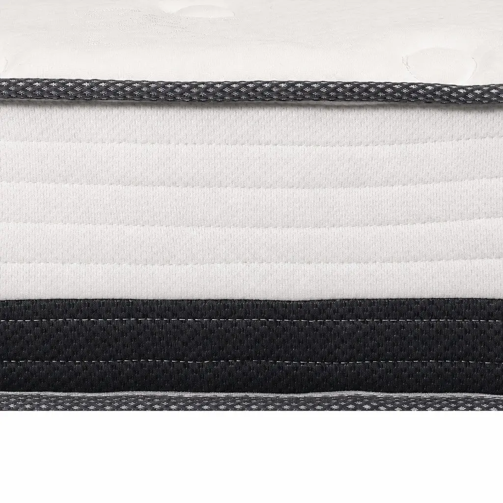 Single Pocket Spring Mattress 21cm HD Foam Medium Firm Bed Sleep Comfort