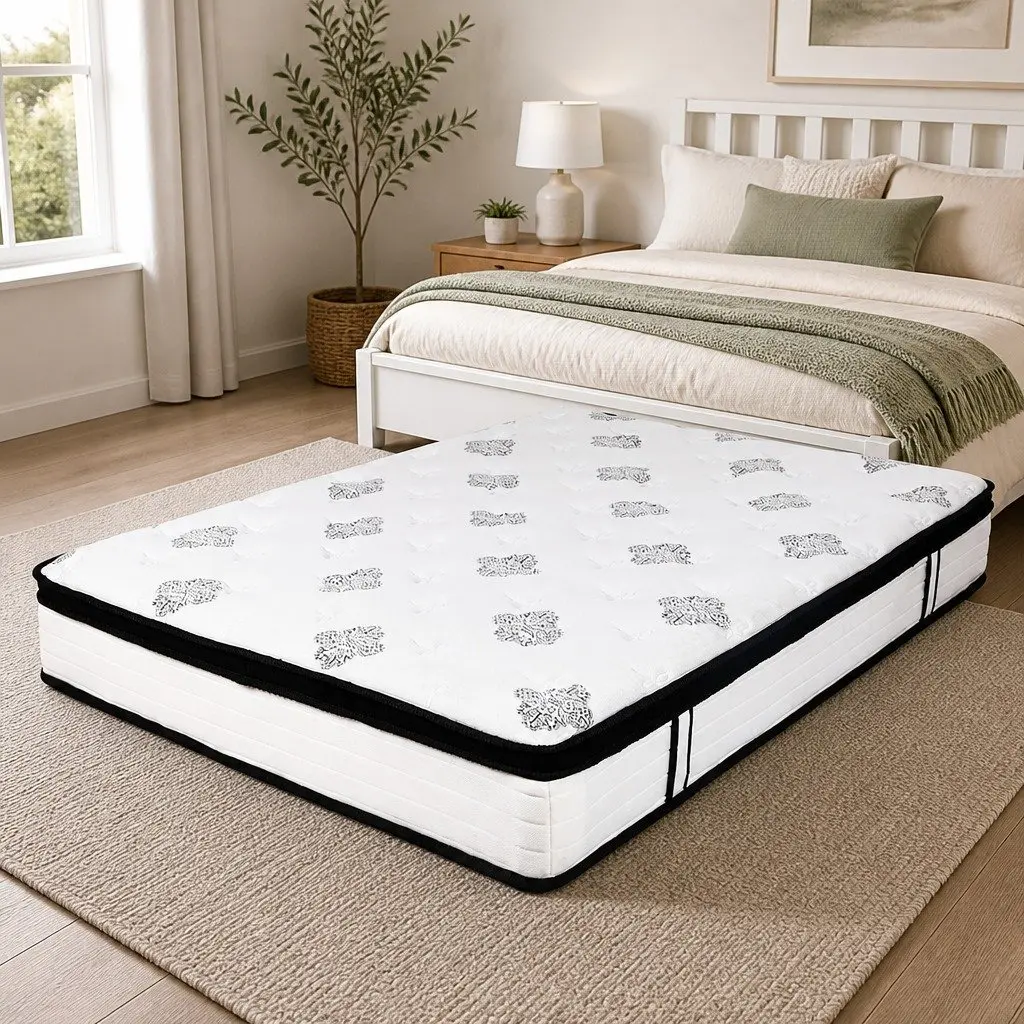 Pocket Coil Spring Mattress Medium Firm King Single 203cm