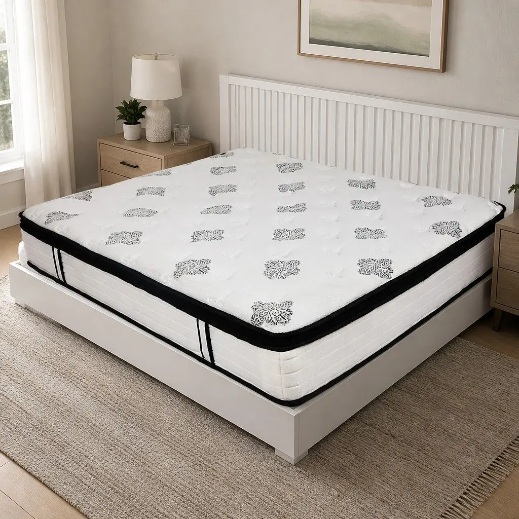 Pocket Coil Spring Mattress Medium Firm King Single 203cm