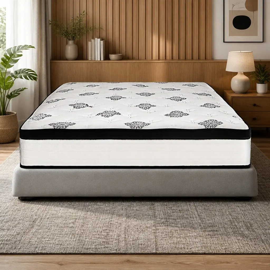 Pocket Coil Spring Mattress Medium Firm King Single 203cm