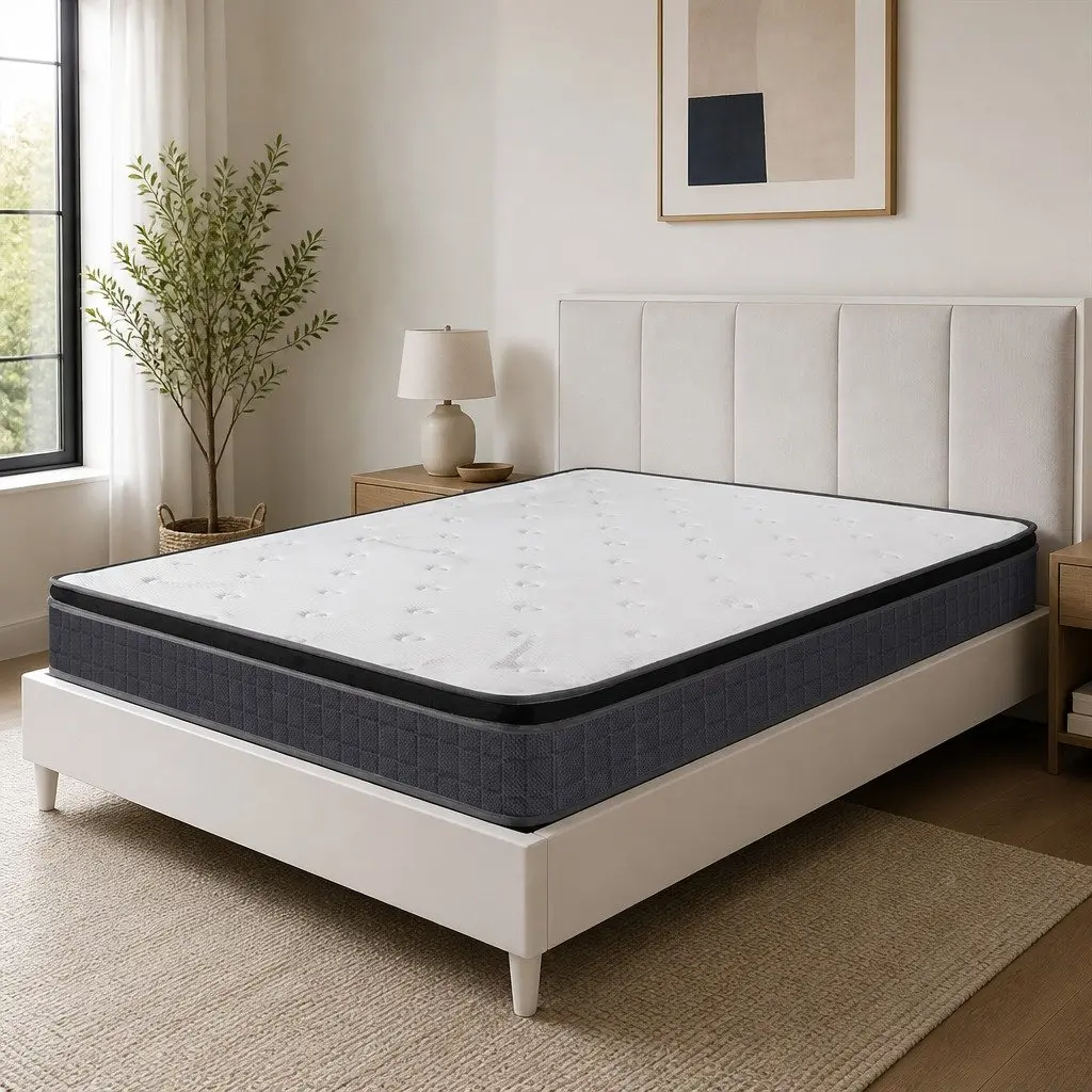 Bonnell Spring Mattress Medium Firmness King Single Size Vacuum Packed