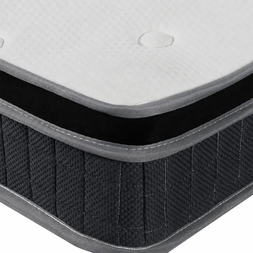 Single Bonnell Spring Mattress Stitched Handles Reinforced Corners Medium