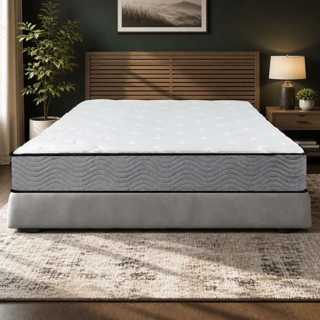 Double Pocket Spring Mattress 6-Zone Support Extra Firm Double Size 23cm Thickness