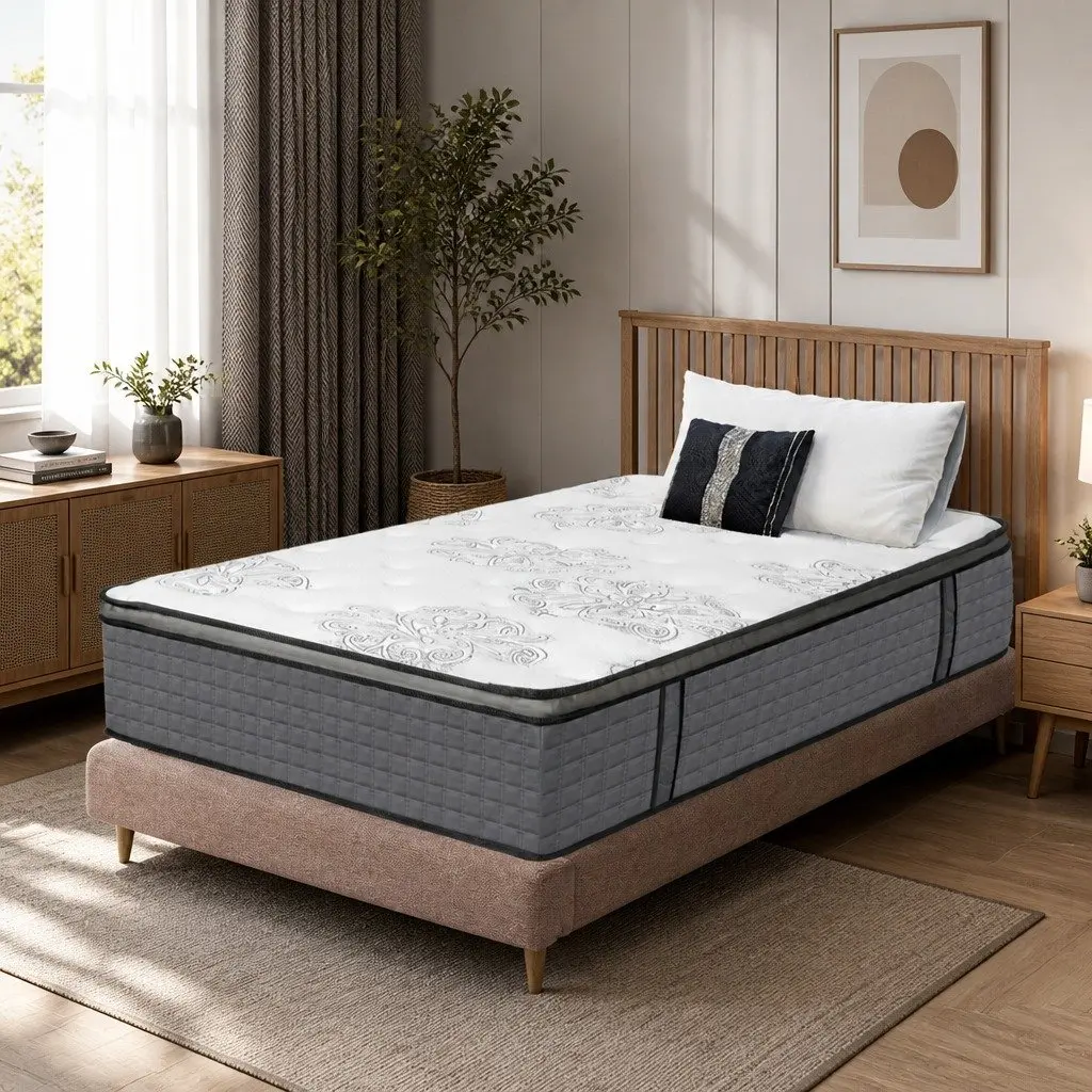 Spring Mattress Pocket Egg-Crate Foam King Single Medium Firm Support