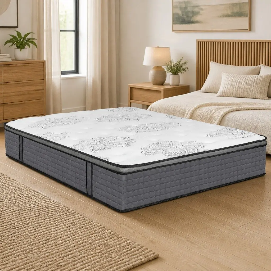 Spring Mattress Pocket Egg Super King Size Memory Foam Support Sleep System