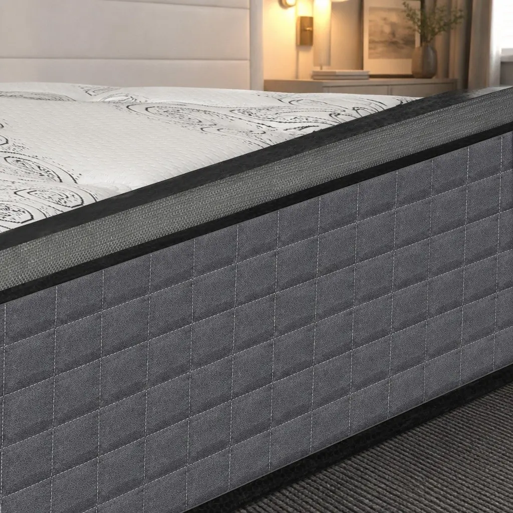 Spring Mattress Pocket Egg Super King Size Memory Foam Support Sleep System