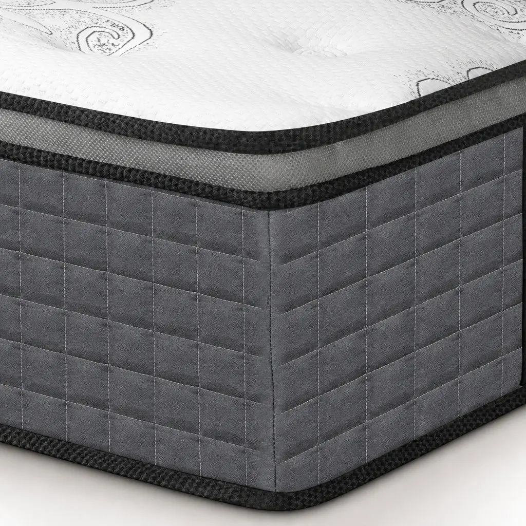 Spring Mattress Pocket Egg Super King Size Memory Foam Support Sleep System