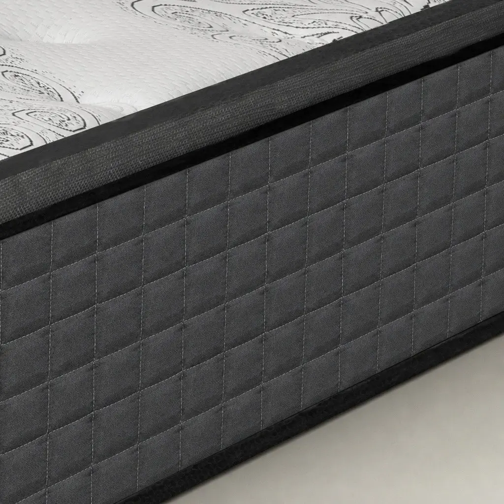 King Size Spring Mattress 5-Zone Pocket Coil Medium Firm Egg-Crate Foam Bed