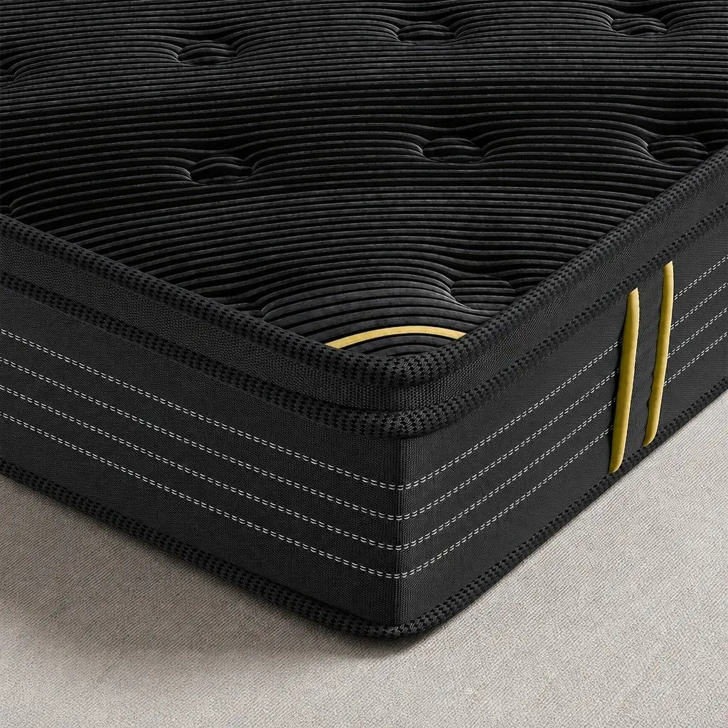 King Single Mattress Bamboo Charcoal Pocket Spring Euro Top 35cm