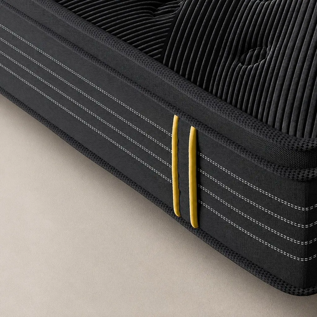 King Spring Mattress Bamboo Charcoal Pocket Coil Euro Top 203cm x 183cm