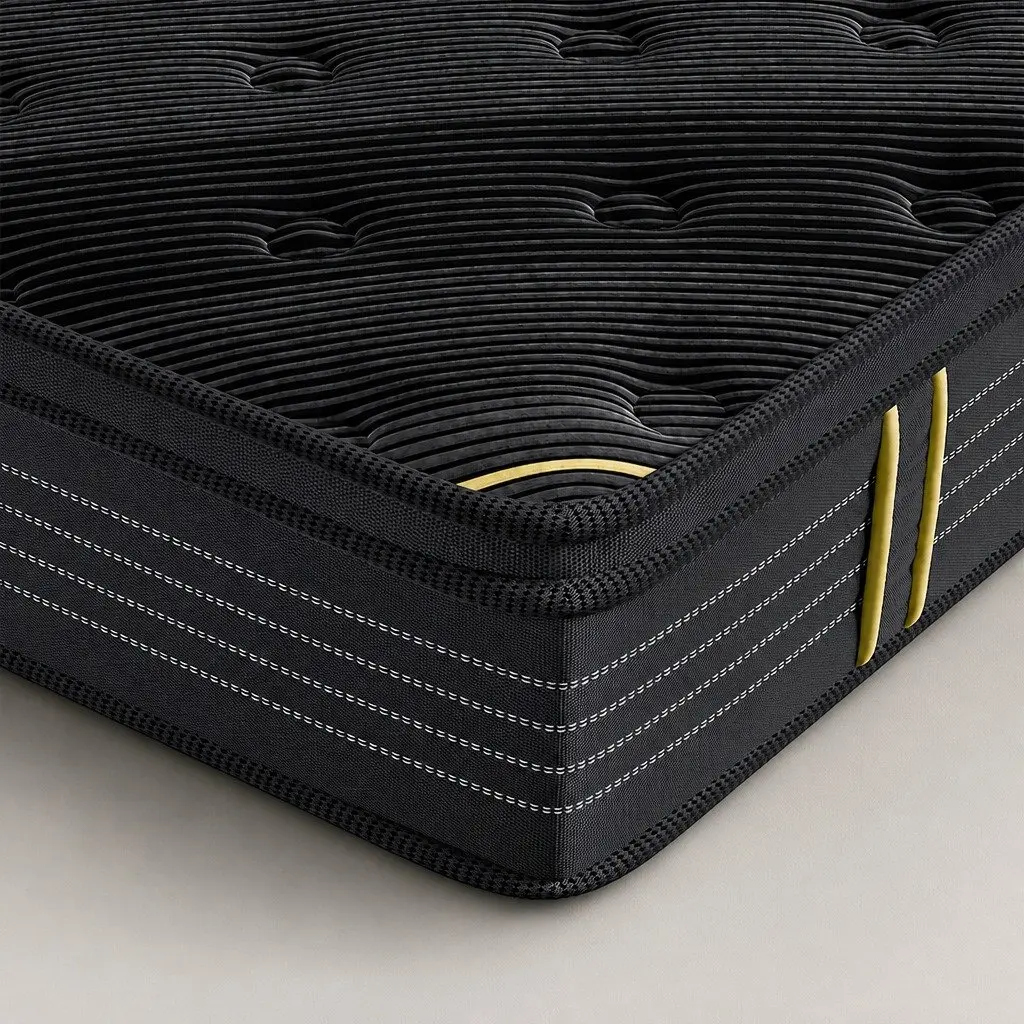 King Spring Mattress Bamboo Charcoal Pocket Coil Euro Top 203cm x 183cm
