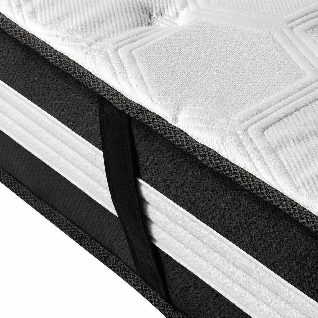 Pocket Spring Mattress 5 Zone Medium Firm 25cm Cool Gel Ice Silk