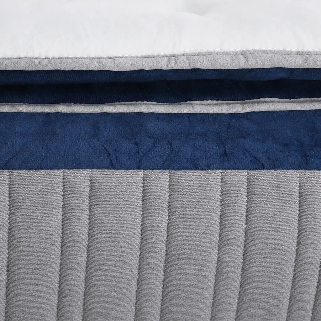 Single Pillow Top Spring Mattress 7-Zone Pocket Coil Support 32cm Thick