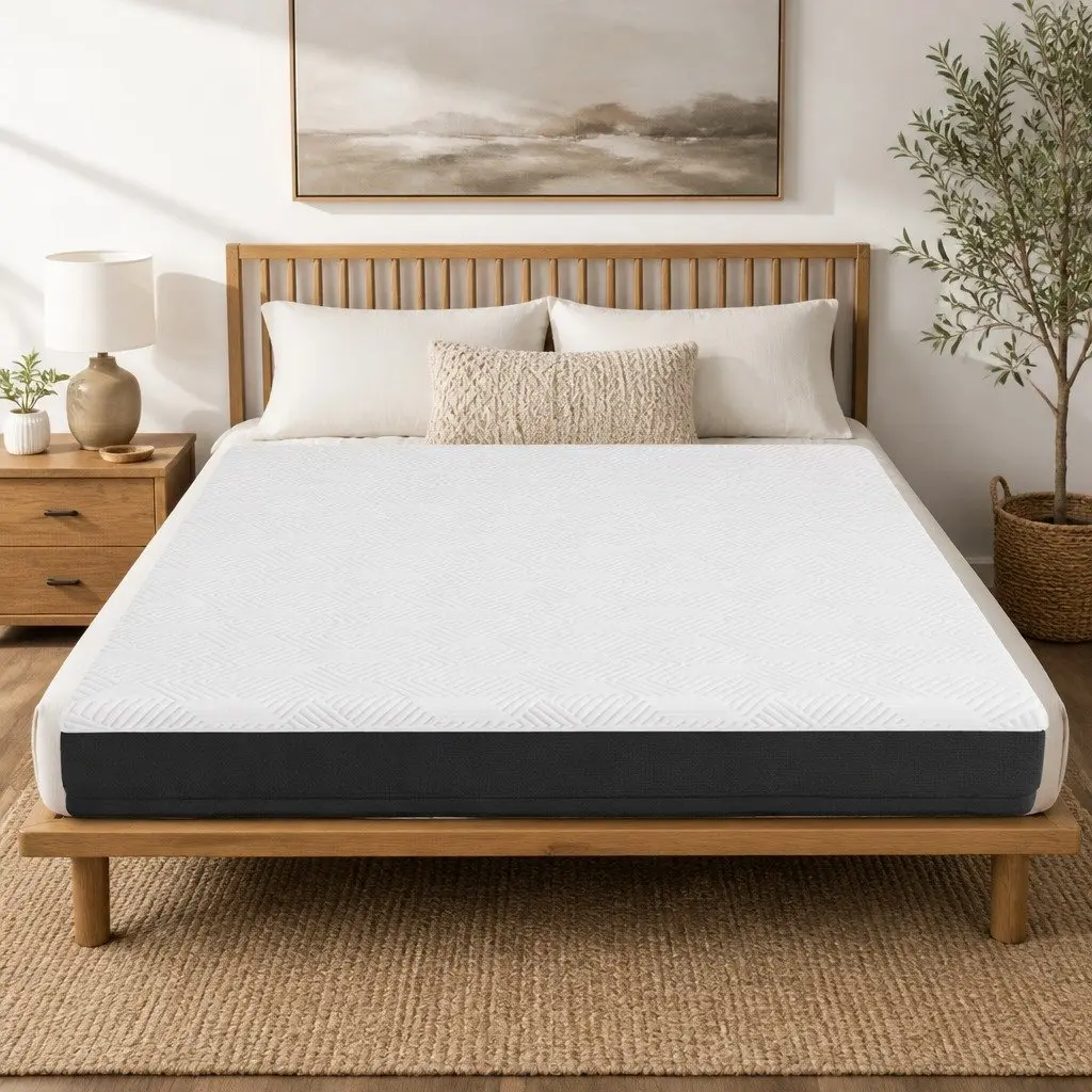 Memory Foam Mattress Pad Gel Cooling Hypoallergenic Double 20cm