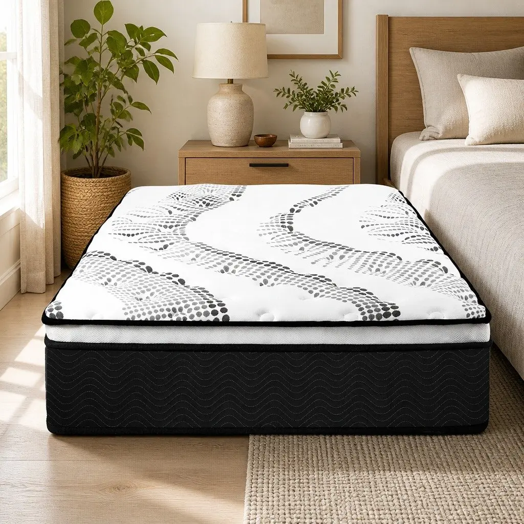 7 Zone Pocket Spring Mattress Medium Firm Single Hybrid Breathable Sleep Support