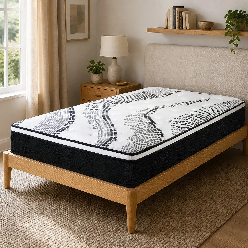 7 Zone Pocket Spring Mattress Medium Firm Single Hybrid Breathable Sleep Support