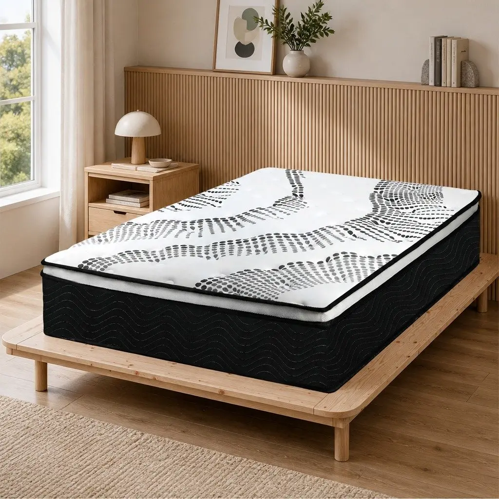 7 Zone Pocket Spring Mattress Medium Firm Single Hybrid Breathable Sleep Support