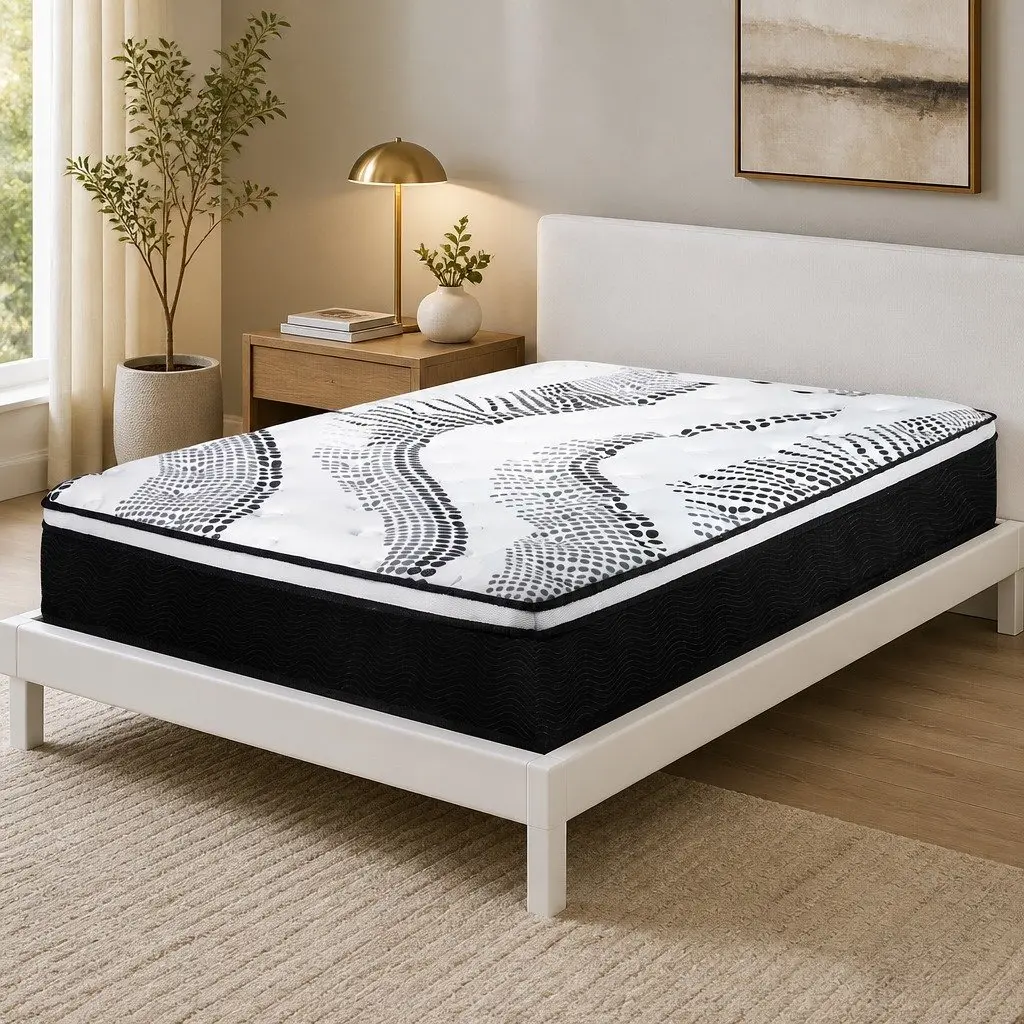 7 Zone Pocket Spring Mattress Medium Firm Single Hybrid Breathable Sleep Support