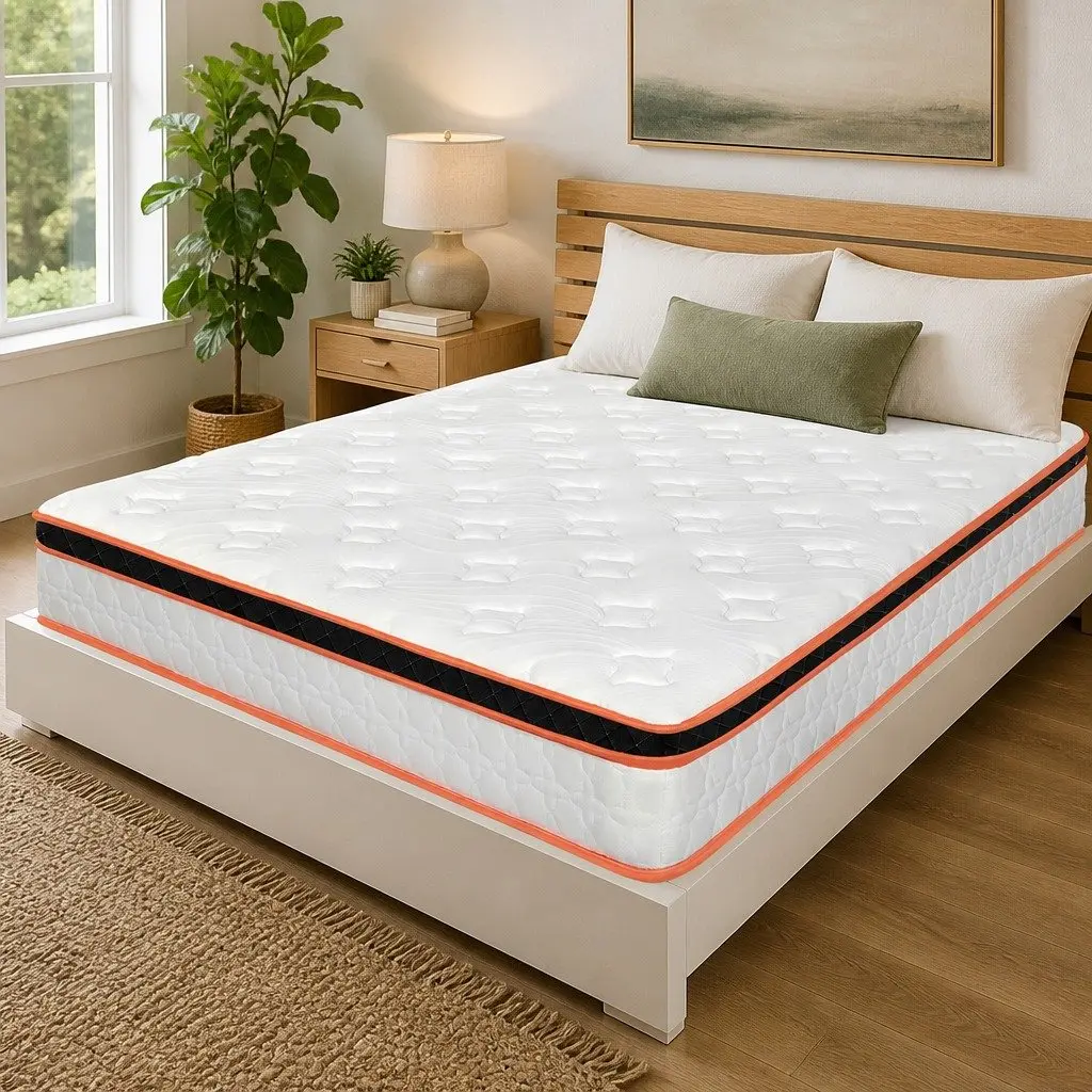7 Zone Pocket Spring Mattress Hybrid Foam Medium Firm King Size