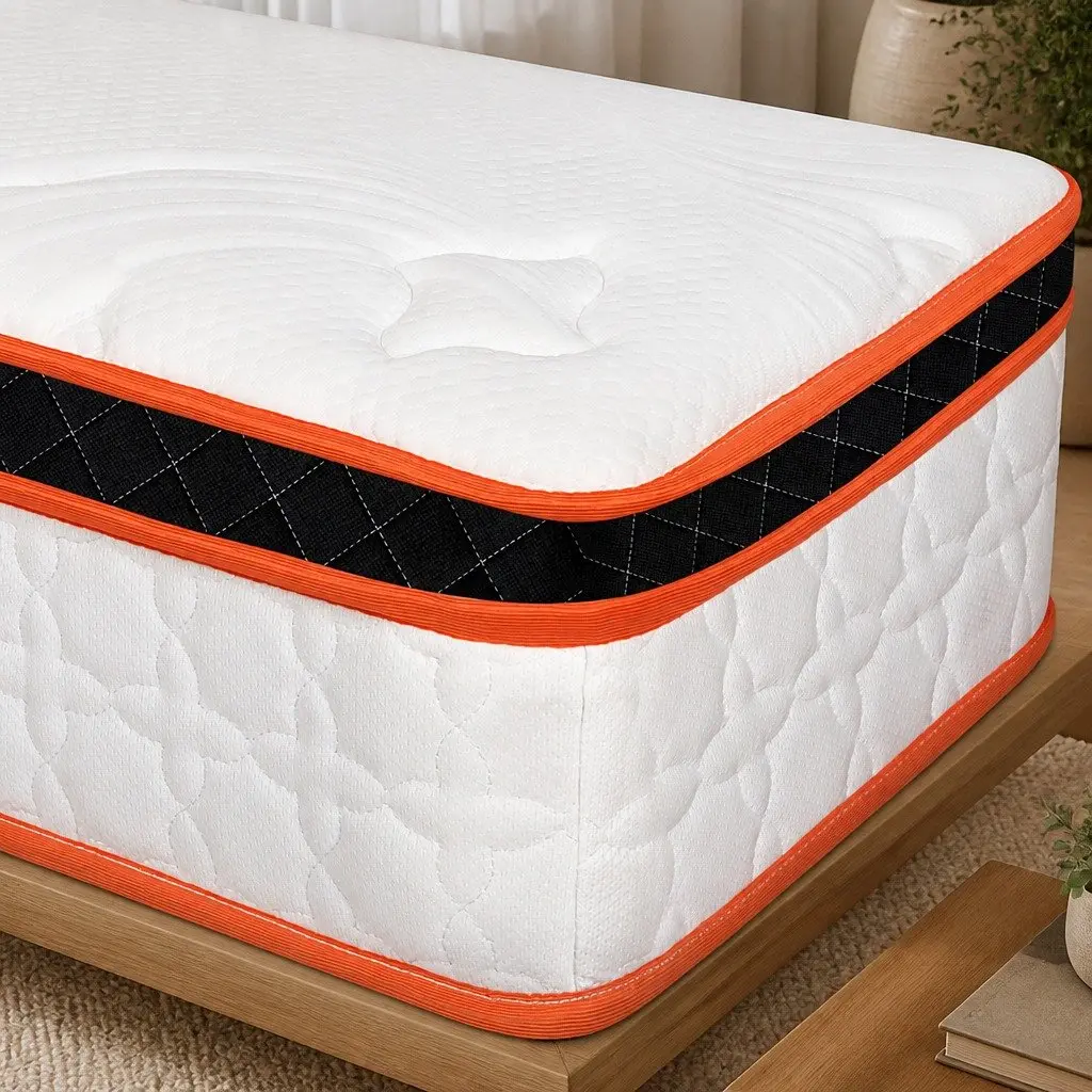 7 Zone Pocket Spring Mattress Hybrid Foam Medium Firm King Size