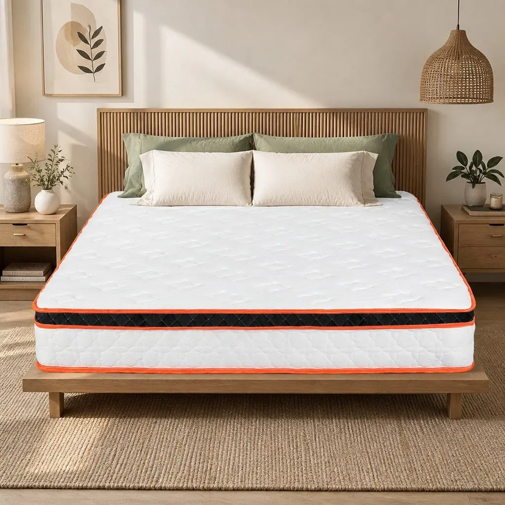 7 Zone Pocket Spring Mattress Hybrid Foam Medium Firm King Size