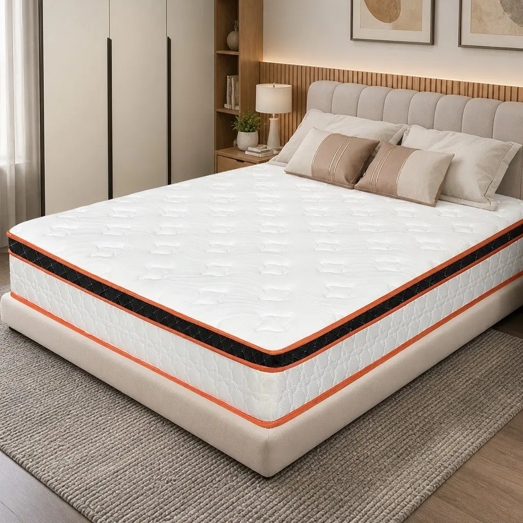 7 Zone Pocket Spring Mattress Hybrid Foam Medium Firm King Size